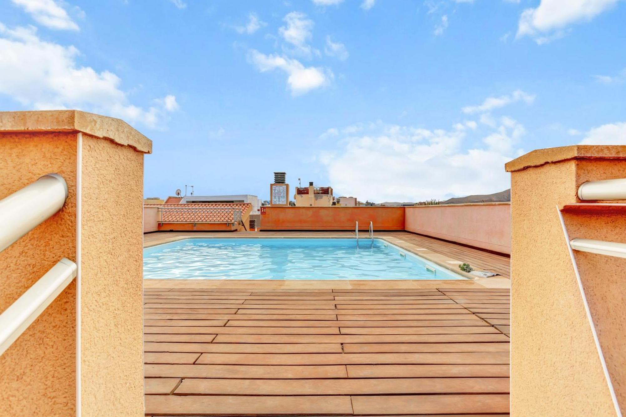 Corralejo Ancla Pool On Roof Top Apartman Kültér fotó